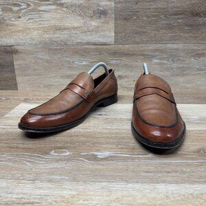 Gordon Rush Brown Leather Penny Loafer Men's Size 9.5